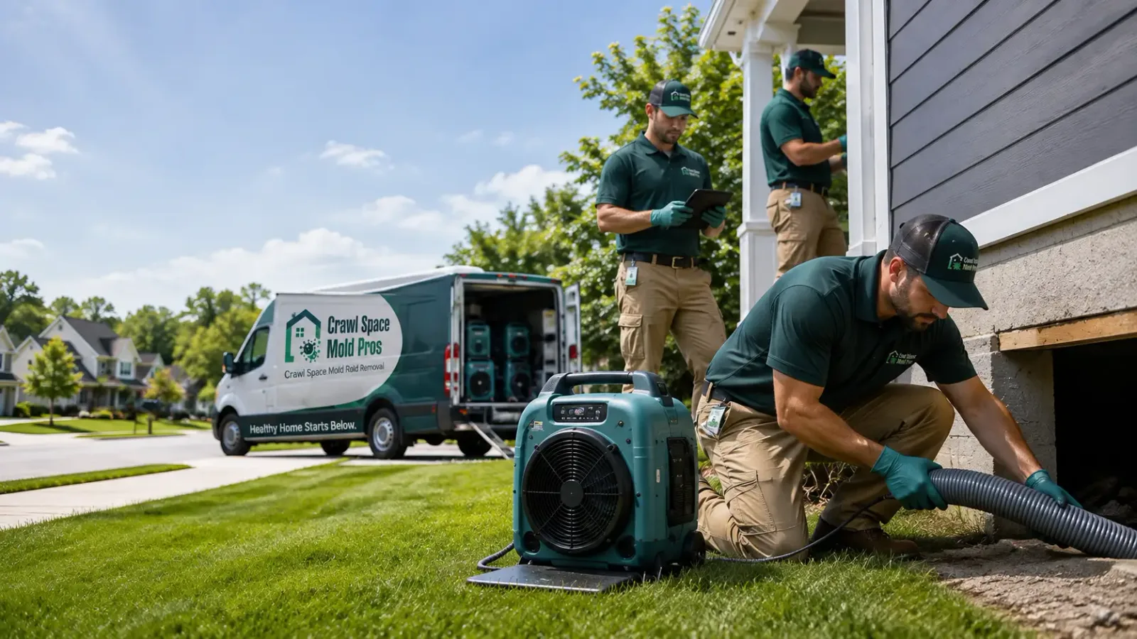 Crawl Space Mold Removal in Rozet, WY